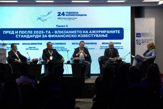 ИСОС на 24-тата годишна конференција на Македонска Берза